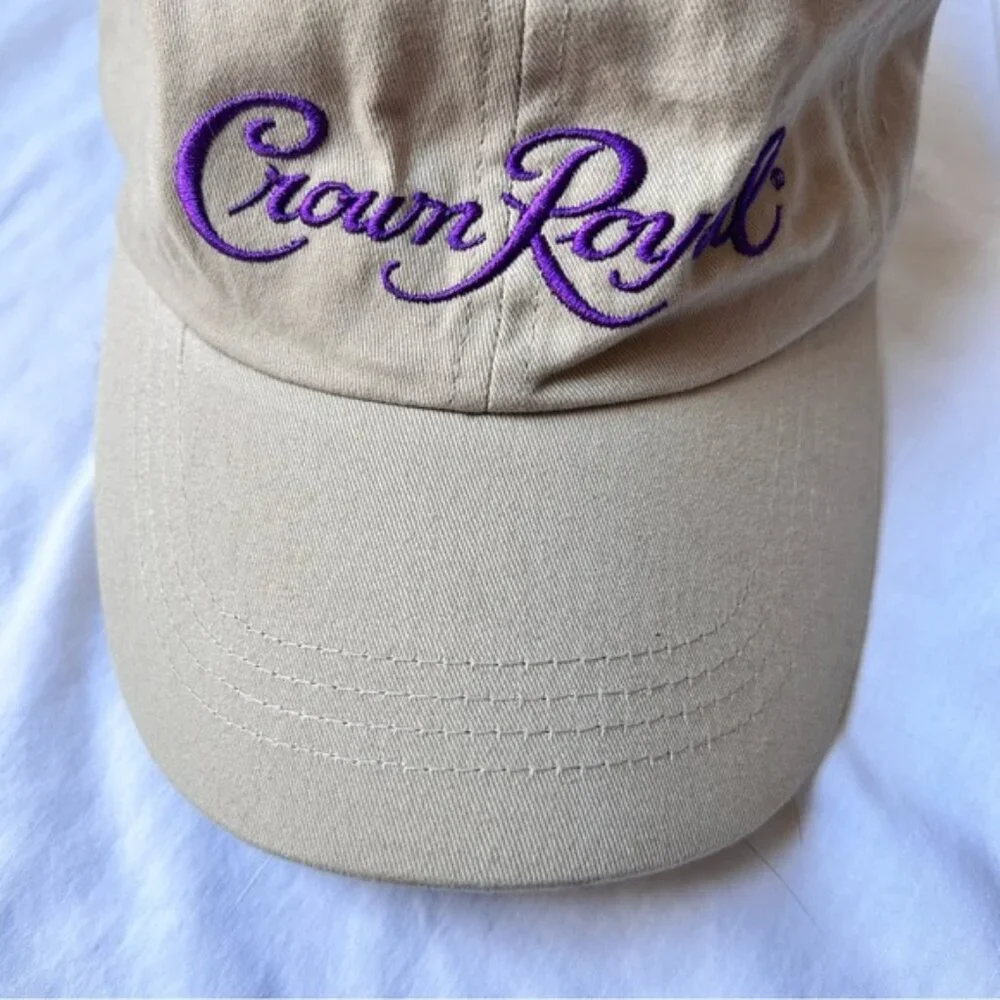 Vintage Crown Royal Adjustable Cotton Cap - Picture 2 of 5